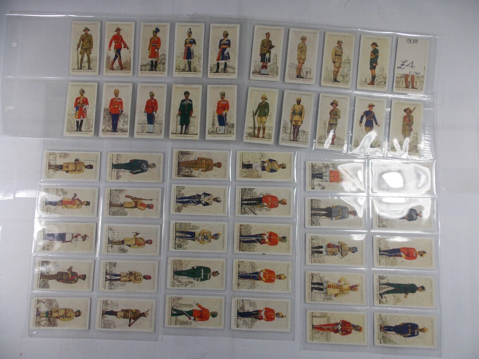 Players Cigarette Cards Military Uniforms of the British Empire Complete Set 50