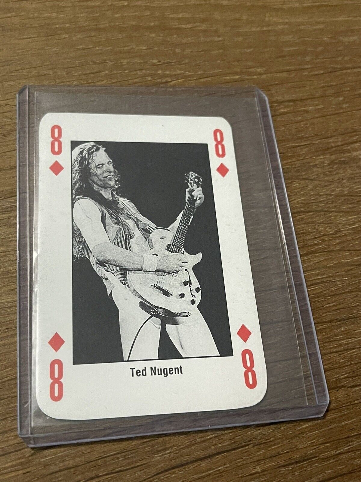 1993 Kerrang Music Card King Metal Playing Cards Ted Nugent VERY RARE