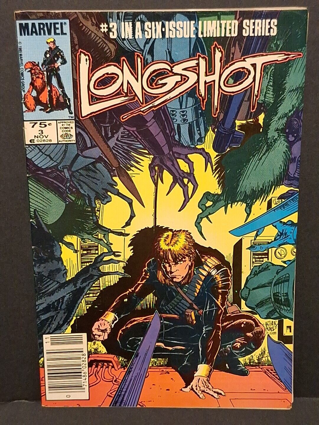 Marvel Comics LONGSHOT Vol. 1 Issue #3 Vintage 1985