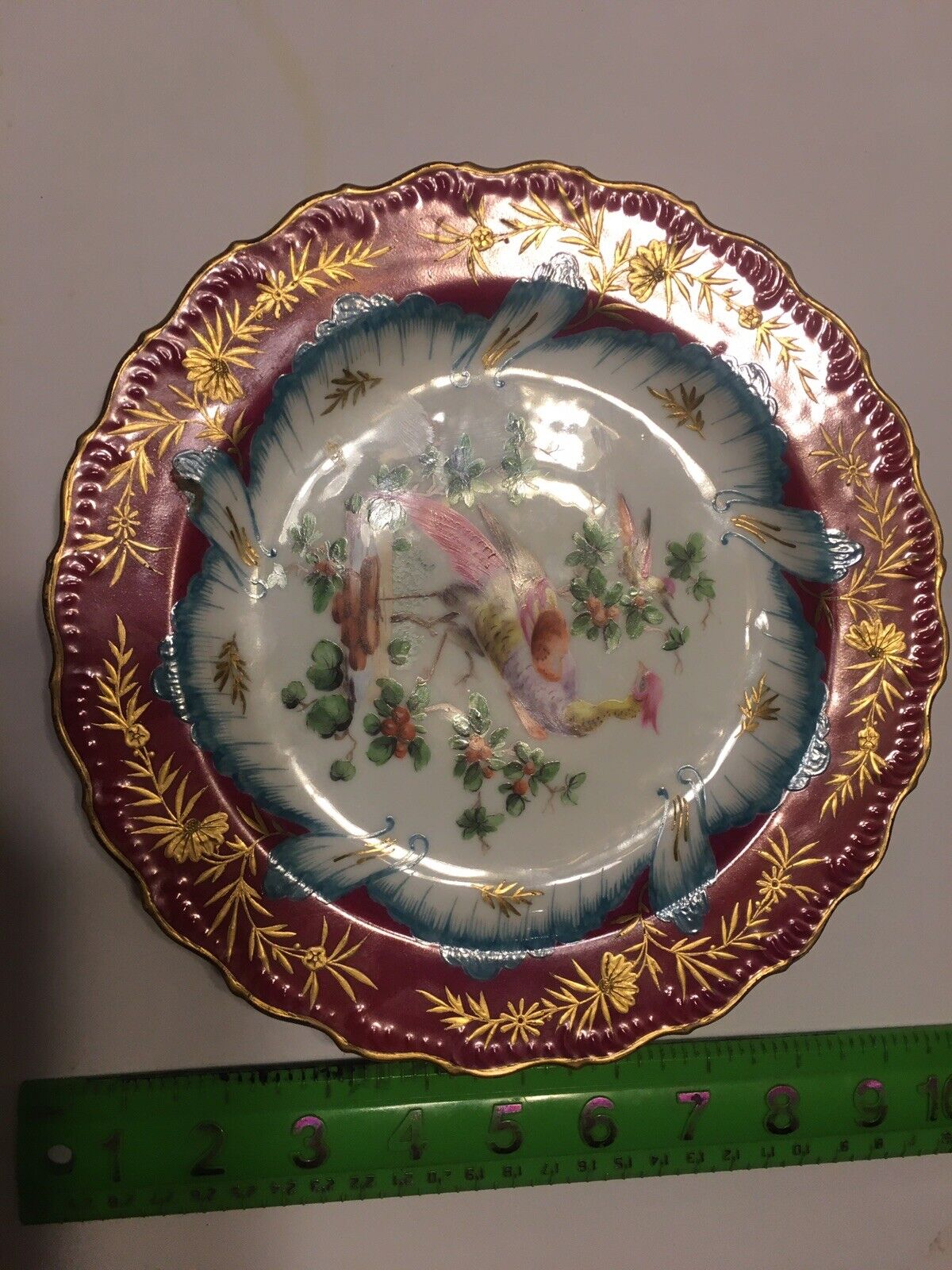 Hand Painted Antique Plate Decorative