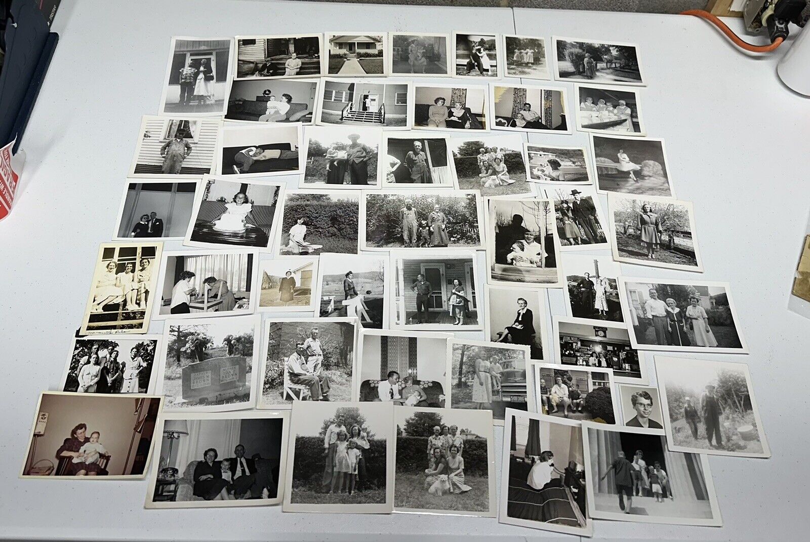 Vintage 1950s-1960s Black & White 49 Photos Lot Collectible Movie Props