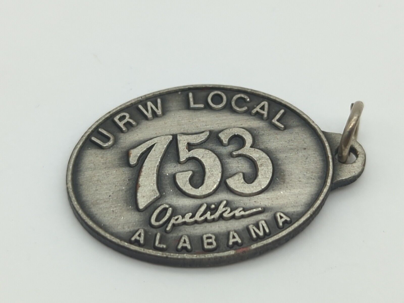 Vintage opelika Alabama urw USWA Local Union 753 Steelworkers Union KEYCHAIN FOB