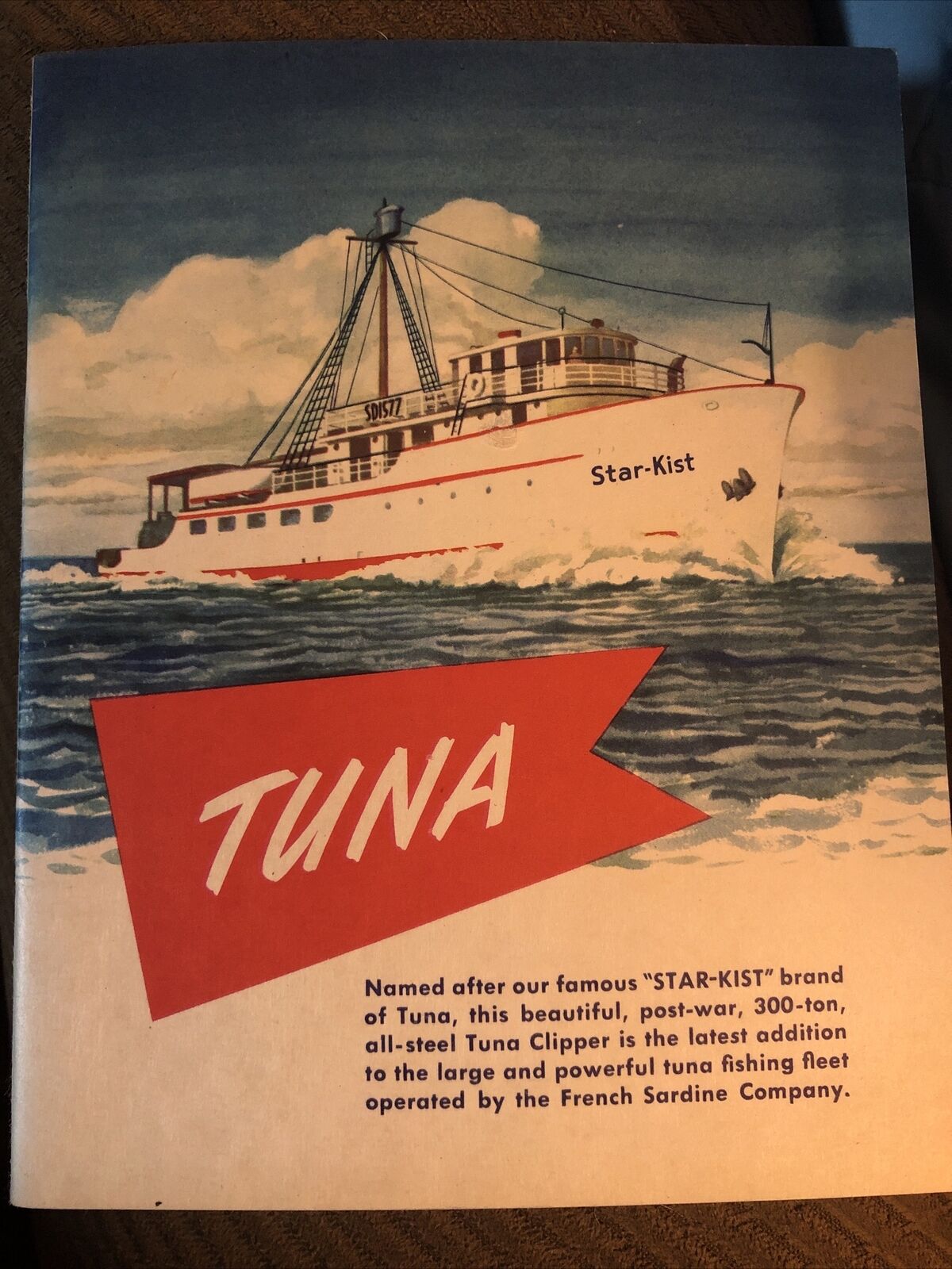 Vintage Star-Kist Nautical Post-War Advertising Booklet Fishing