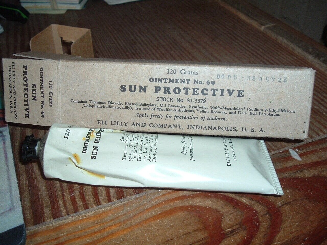 US 10th Mountain Sun Protective Ointment NOS unissued