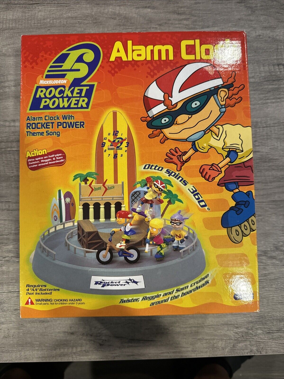Nickelodeon Alarm Clock Rocket Power Rare 2001