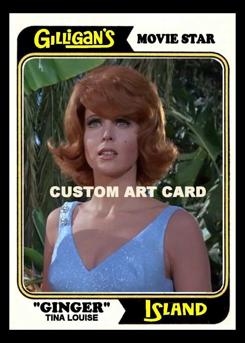 Ginger Tina Louise Gilligan's Island Custom Art Card