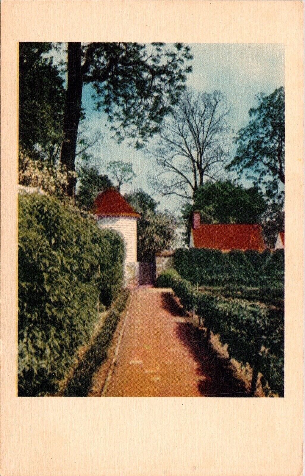 Kitchen Garden Mount Vernon VA Virginia Antique Postcard DB UNP Unused