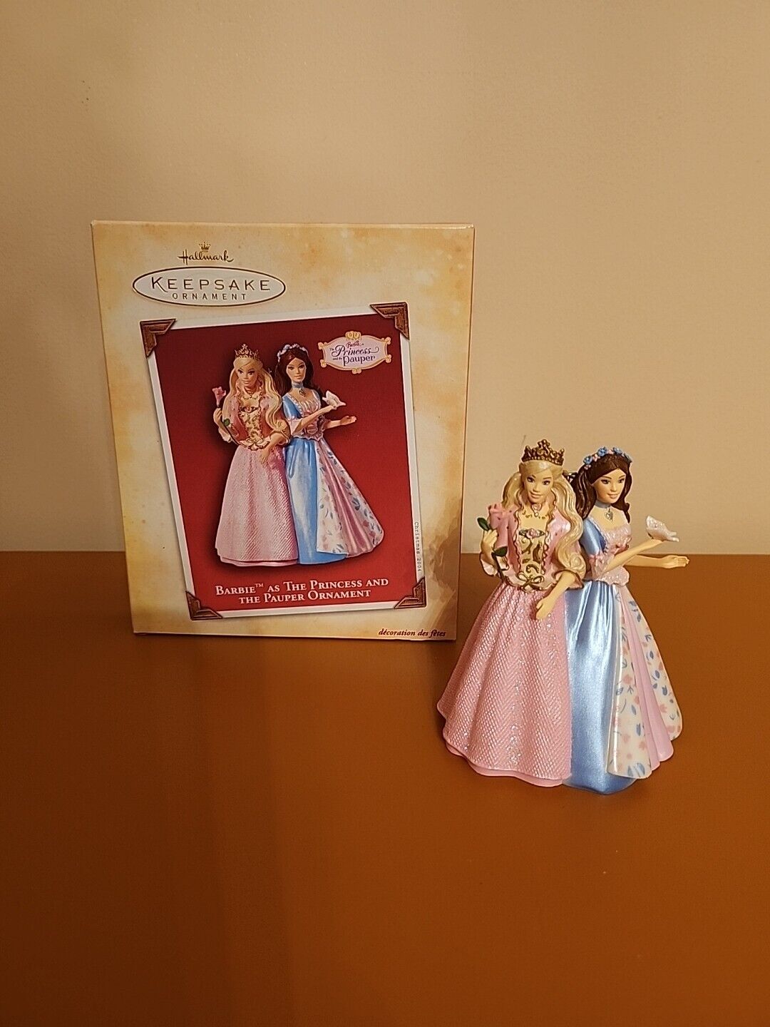 Vintage 2004 Barbie as The Princess & the Pauper Hallmark Keepsake Ornament New