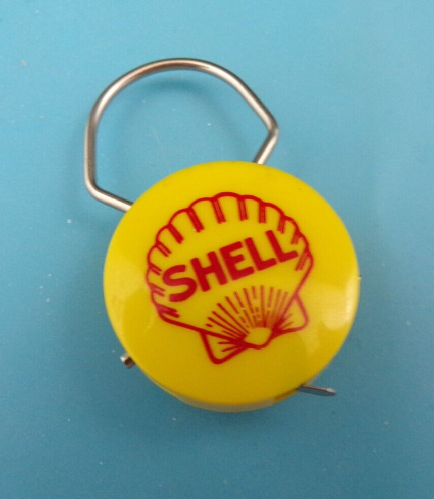 Vintage Shell Oil Keyring/Tape Measure, Advertising, Winslow, AZ, Phone 378