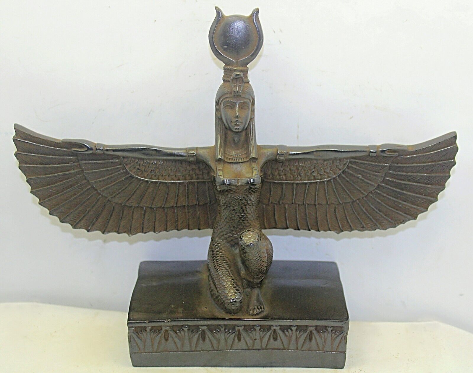 Ancient Egyptian Rare Antique Isis Winged Statue God of Care Egyptian Mythology
