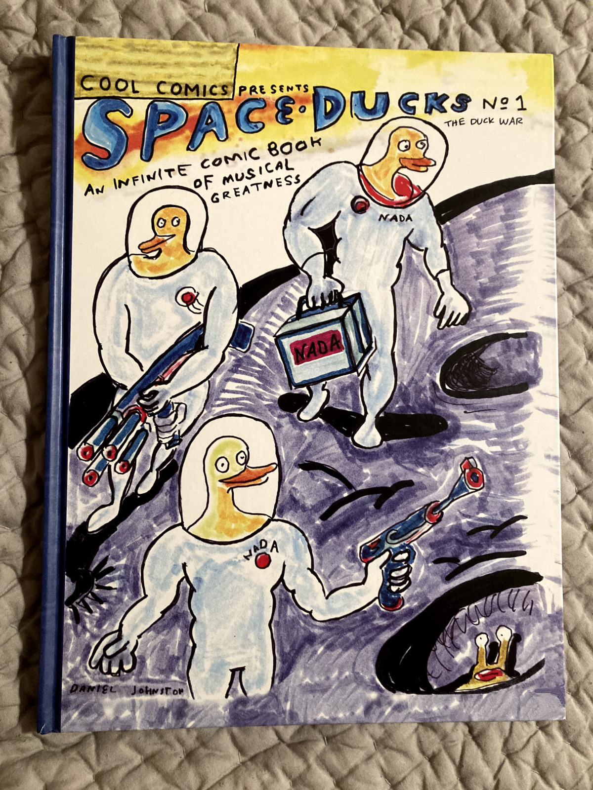 Space Ducks: An Infinite Comic Book of Musical Greatness Daniel Johnston rare HC