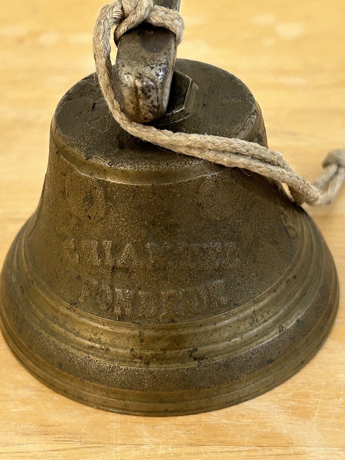 Saignelegier Chiantel Fondeur Swiss Brass Bell 1878 Metal Clapper