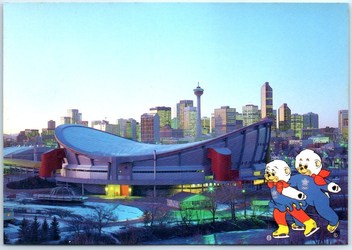 Postcard - The Olympic Saddledome, 1998 Olympic Winter Games - Calgary, Canada