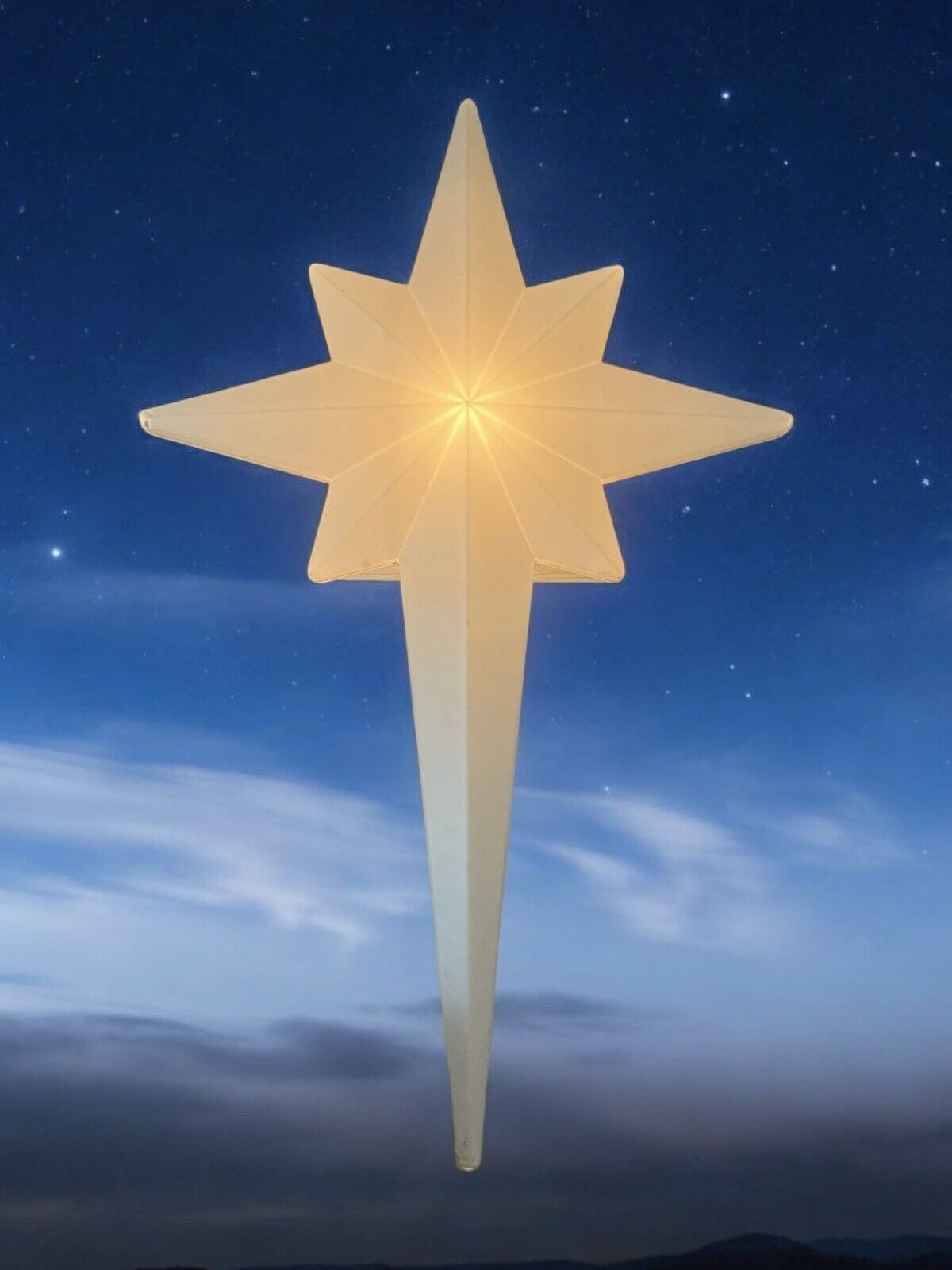Nativity Star Blow Mold 39\