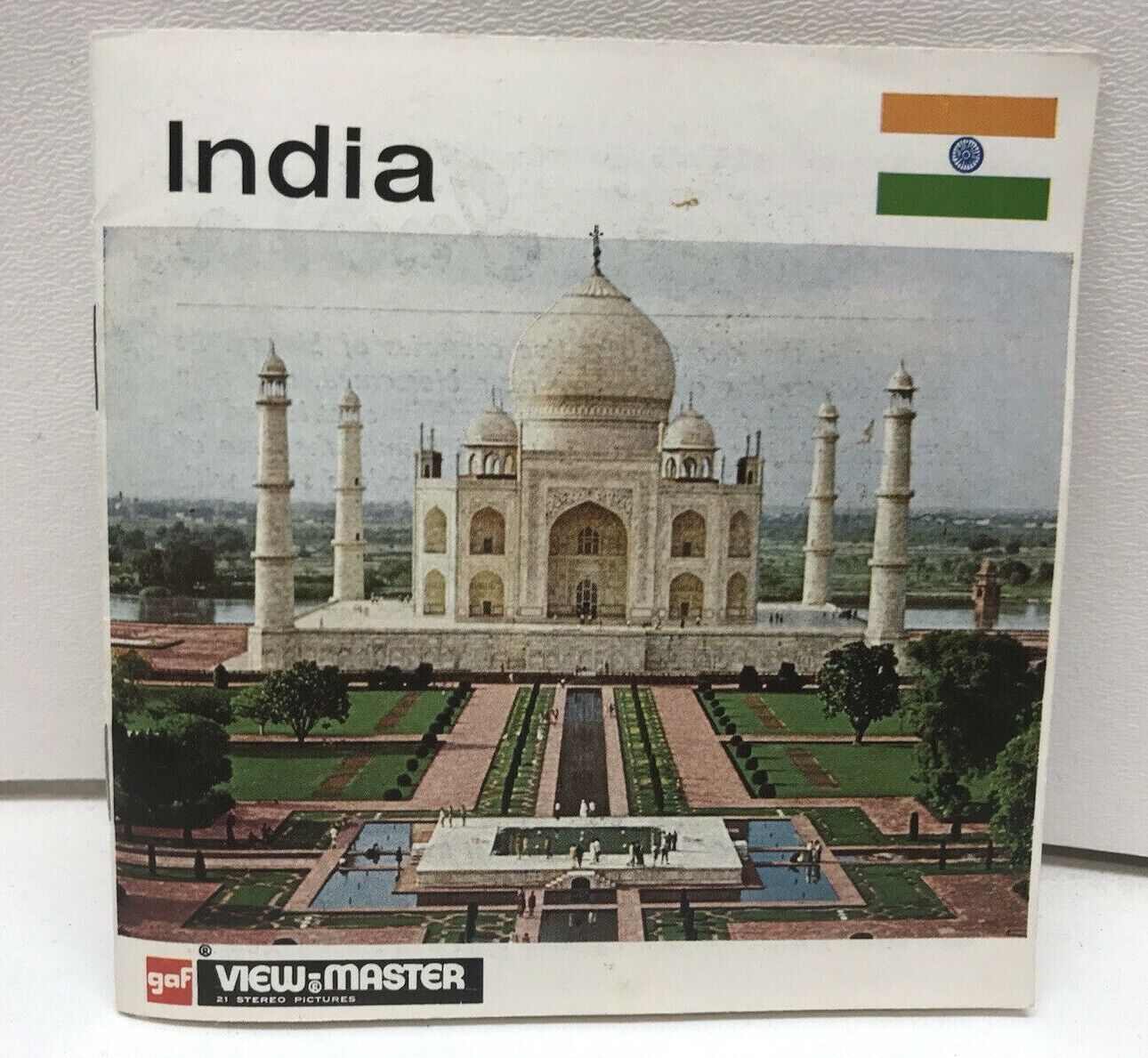 India GAF View-Master Nations of the World Series 21 Stereo Picture Set C 880-E