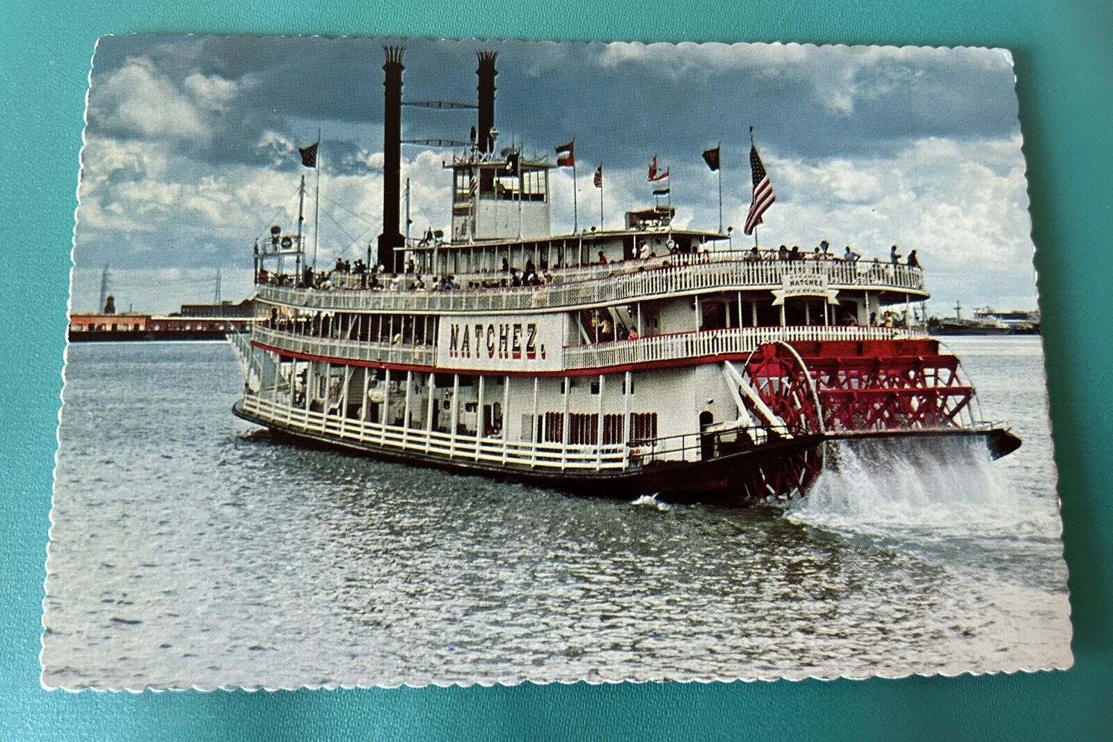 Sternwheeler Natchez New Orleans Ship Post Card
