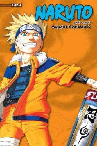 Naruto (3-in-1 Edition), Vol. 4: Includes vols. 10, 11 & 12 - Paperback - GOOD
