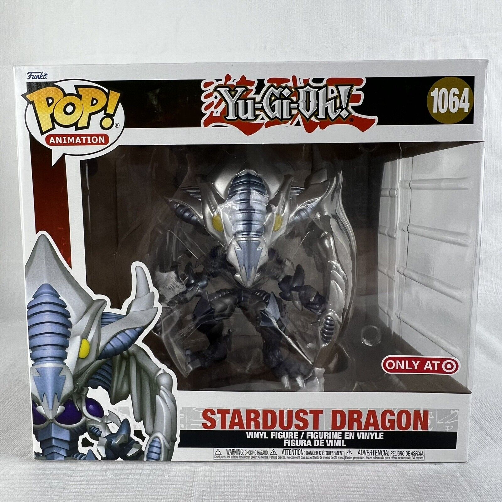 Funko POP Animation Yu-Gi-Oh Stardust Dragon Figure #1064  Exclusive NEW