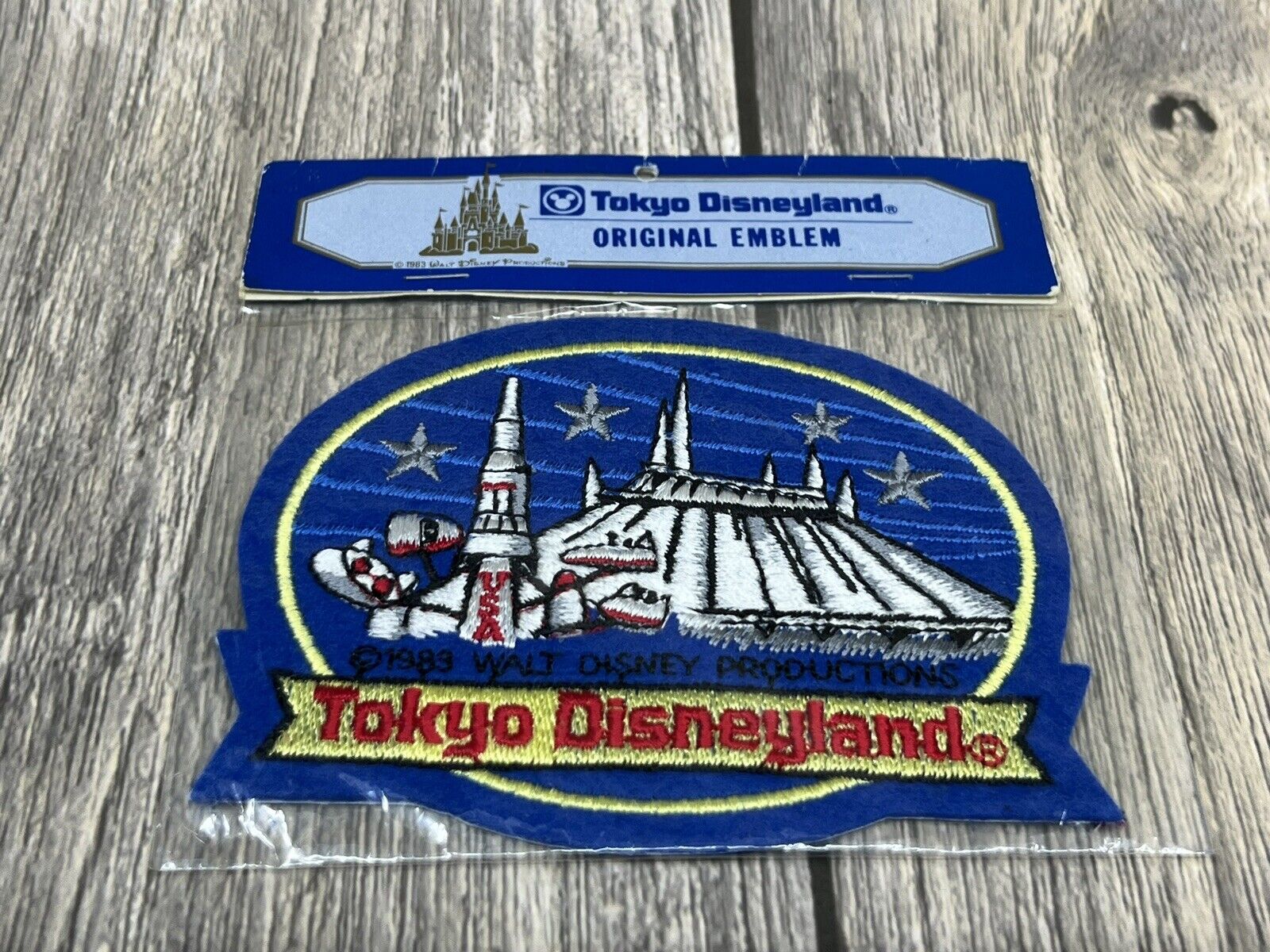 Tokyo Japan Disneyland 1983 Grand Opening Tomorrowland Space Mountain Patch New