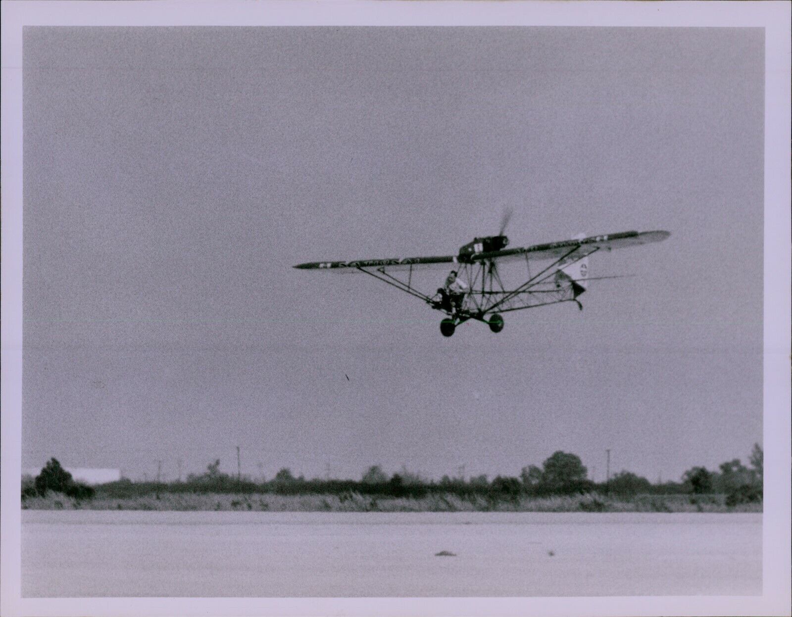 LG867 1952 Original Bob East Photo RODNEY JOCELYN 1910 Pusher Aircraft Races