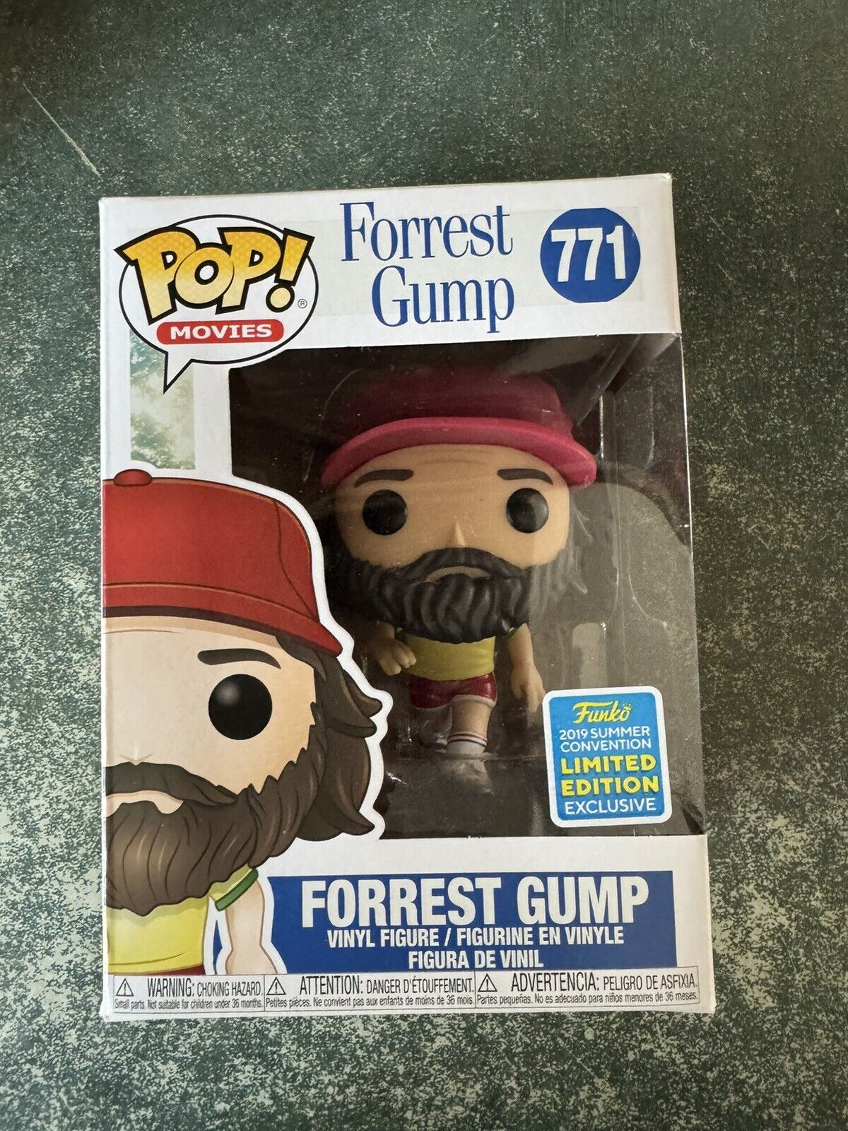 Funko Pop Forrest Gump Running #771 2019 Summer Convention Limited Edition
