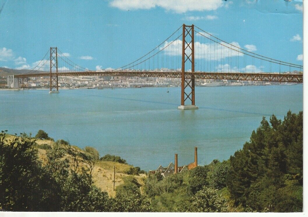 1970 Lisbon Portugal PC Salazar Bridge