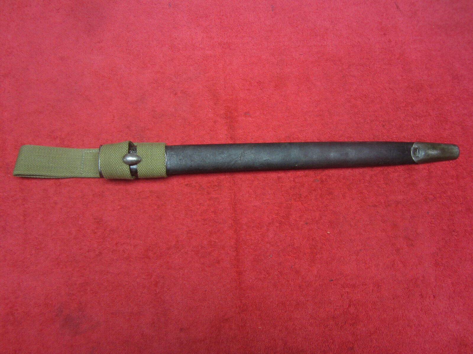 British WWI ENFIELD Model P-1907  Leather Scabbard ONLY  Comes with Web Frog.