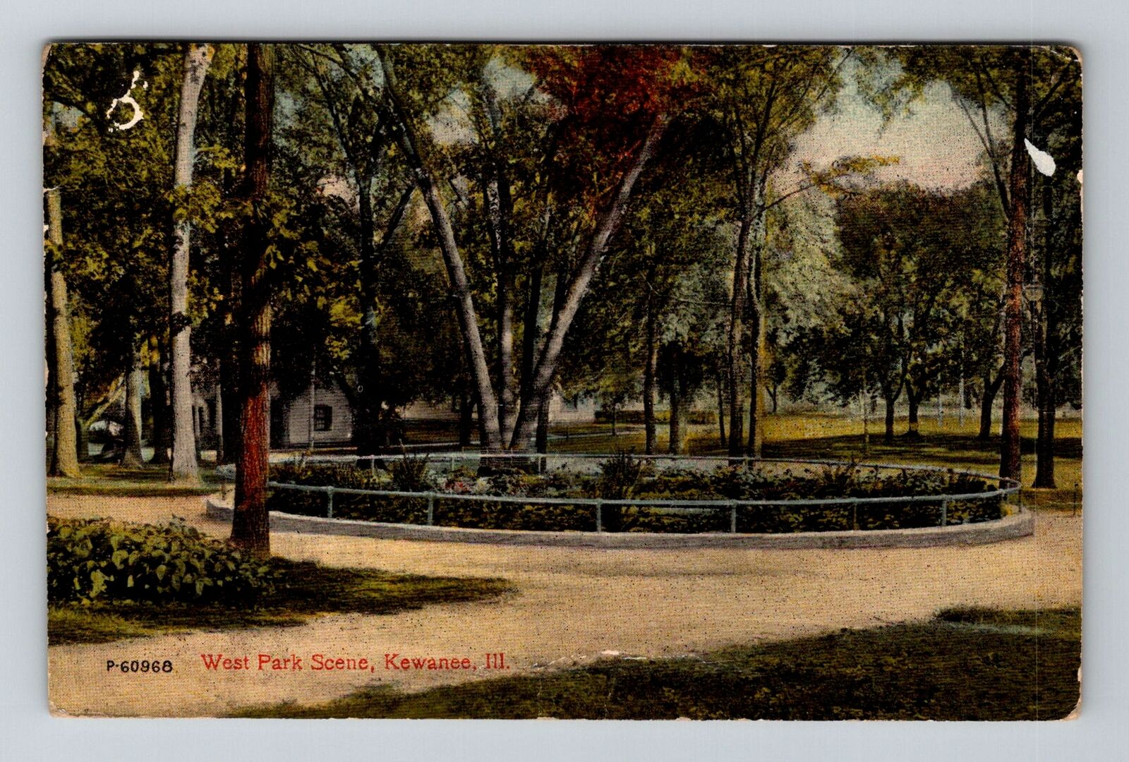 Kewanee IL-Illinois, West Park Scene, Vintage Postcard