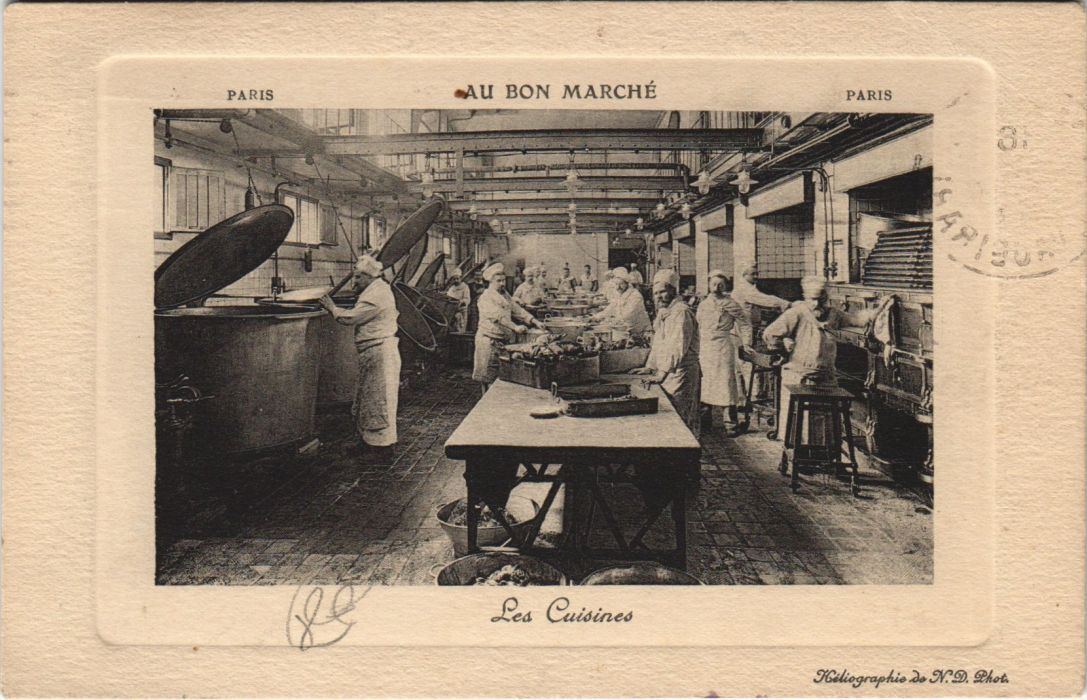 CPA PARIS AU BON MARHCE Les Cuisines (991884)
