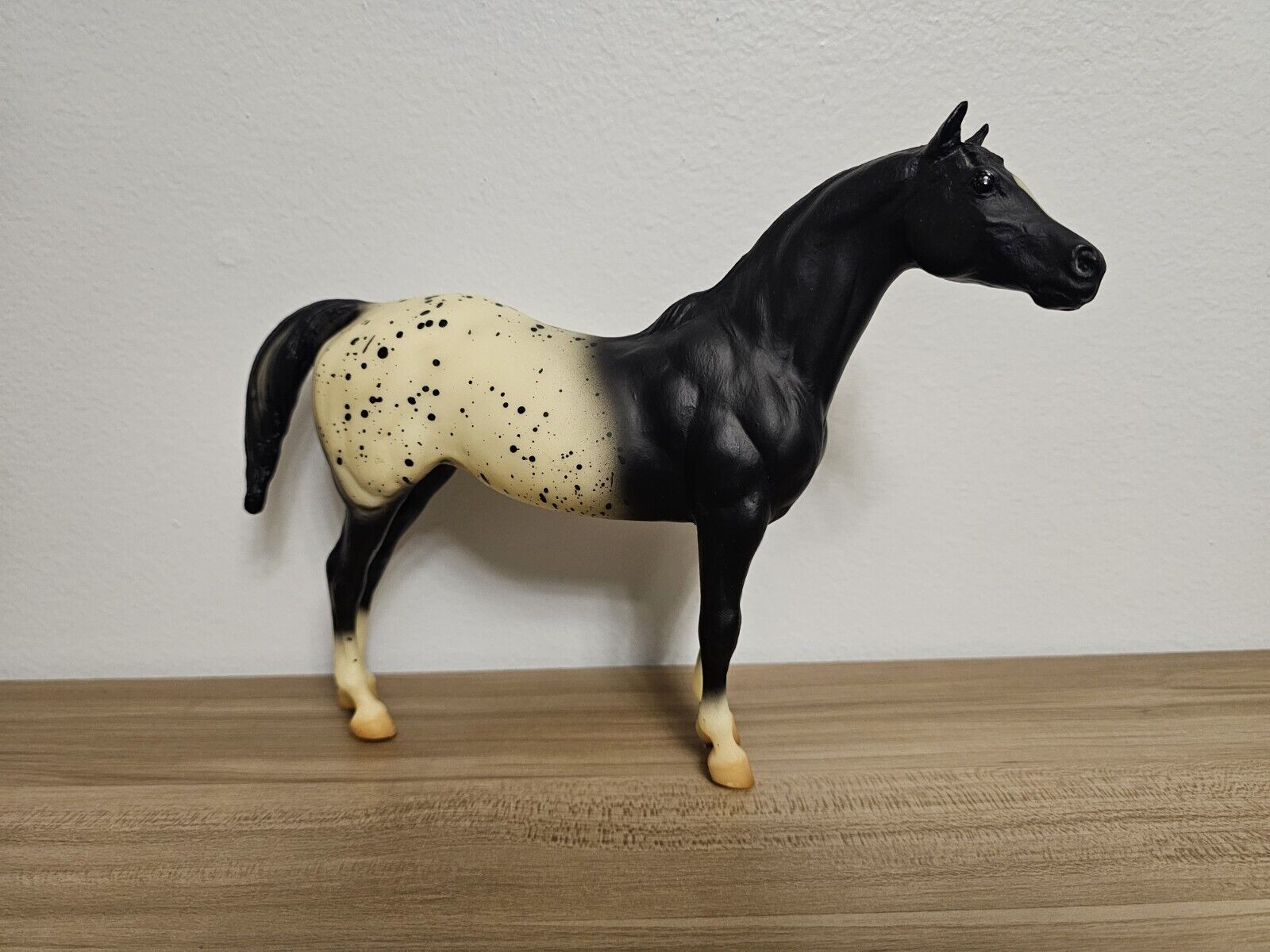 Breyer #884 Pantomime Pony of the Americas Black Blanket Appaloosa BAD BENT LEGS