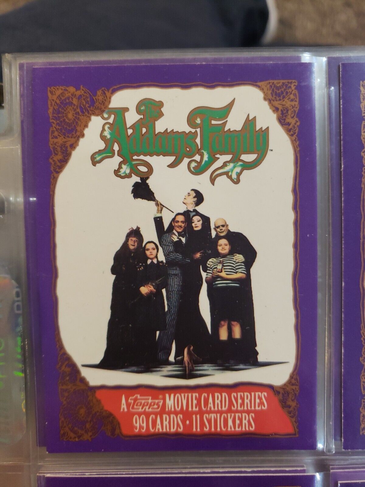 The Addams Family Movie 1991 Topps 99 Cards + 11 Stickers Complete Set Lot