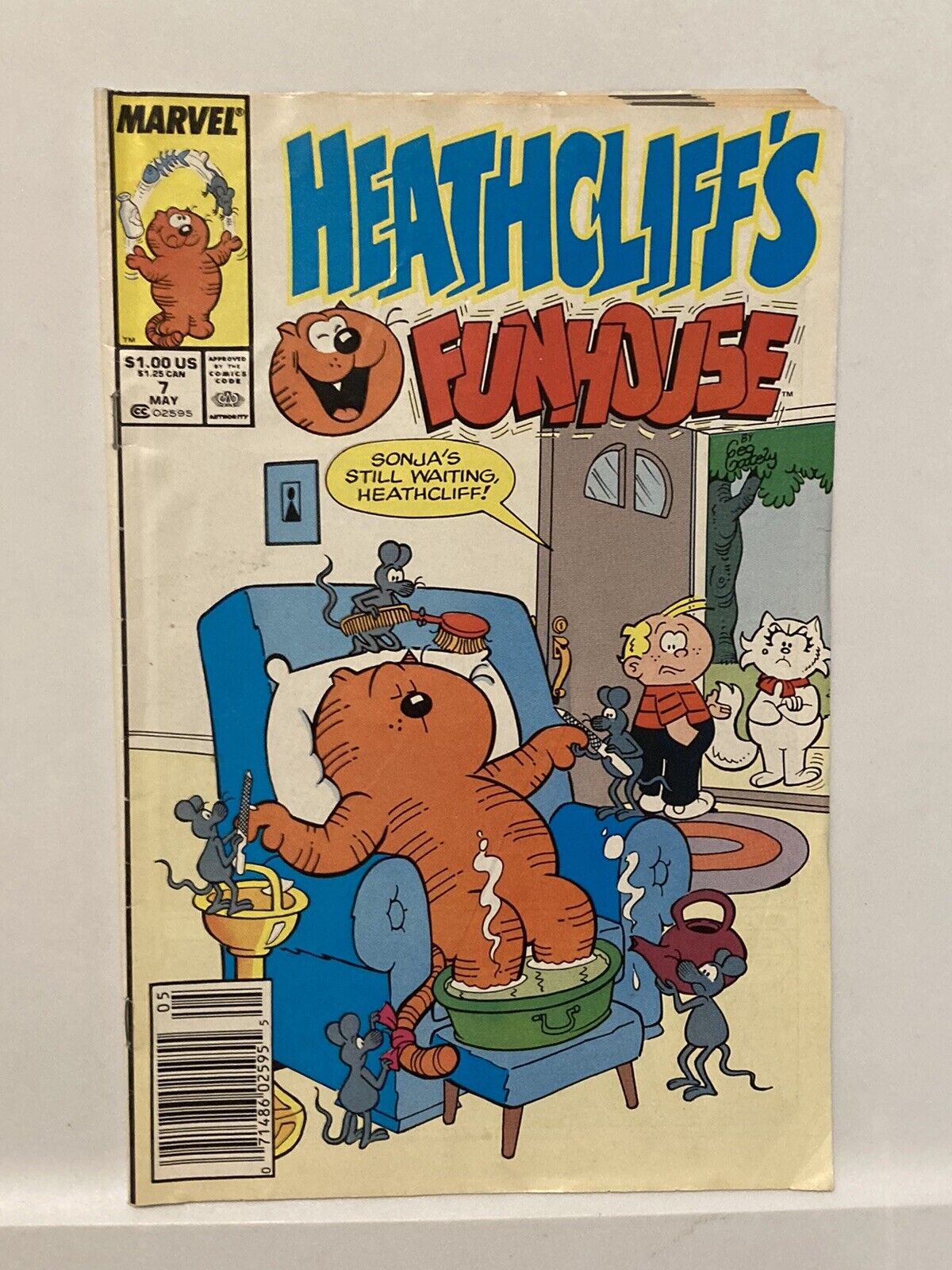 Heathcliff's Funhouse #7 May 1988 Marvel/Star Comic FN/VF