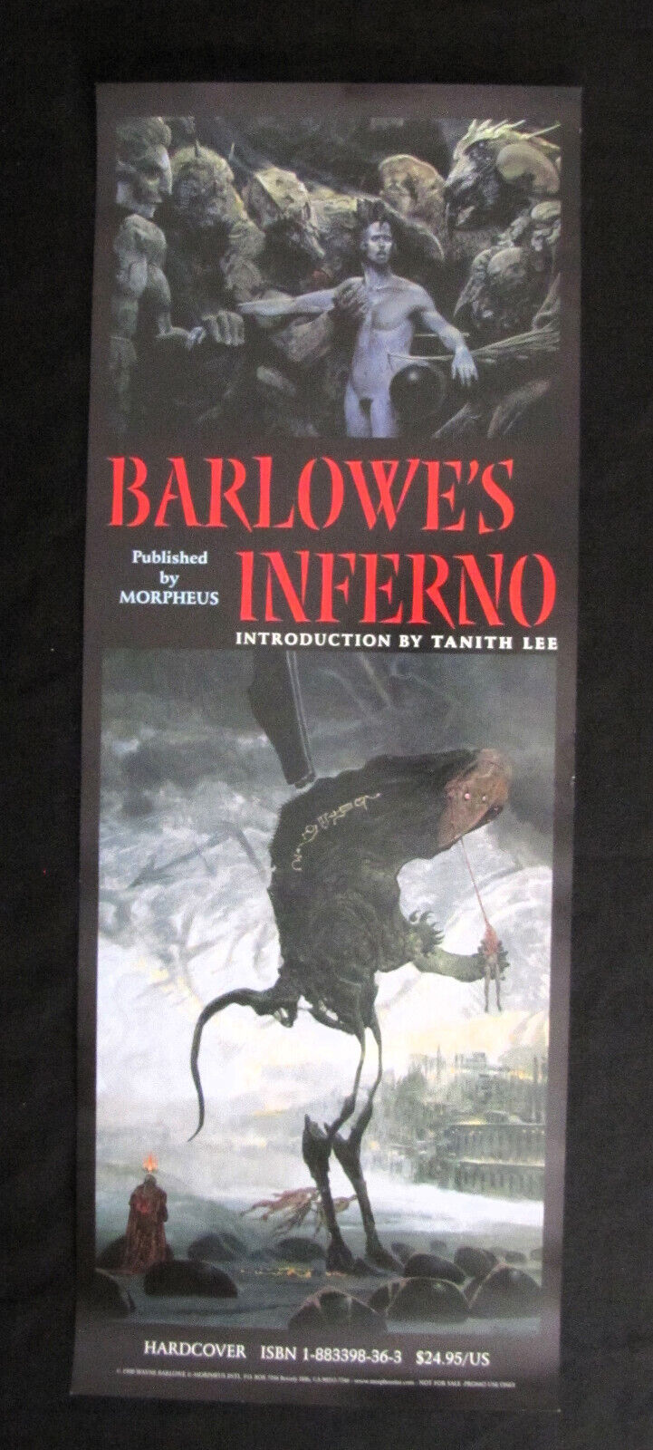 poster: Barlowe’s Inferno promotional poster © 1998, Wayne Douglas Barlowe