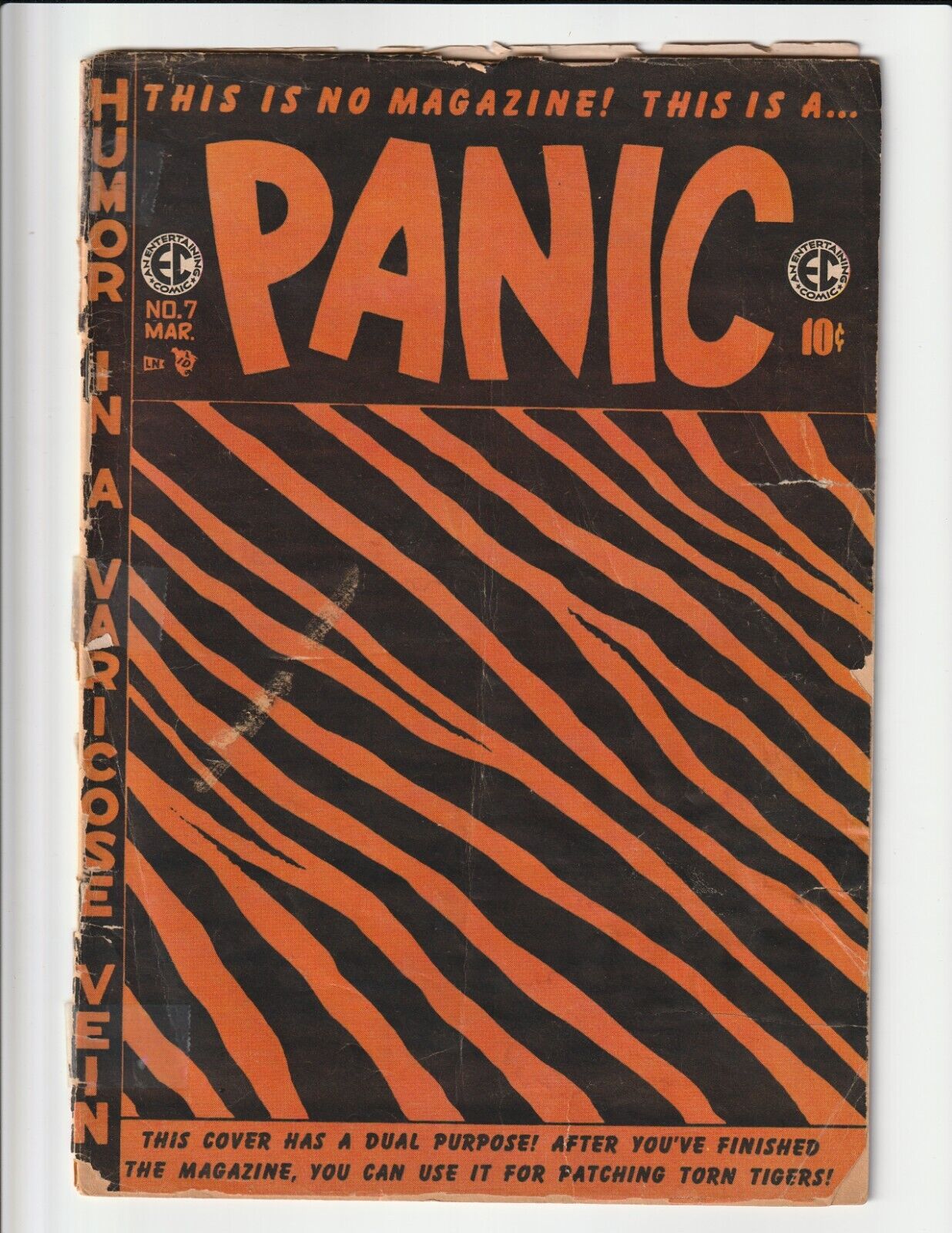 PANIC #7 (1955) FIRST PRINT COMPLETE VERY LOW GRADE EC