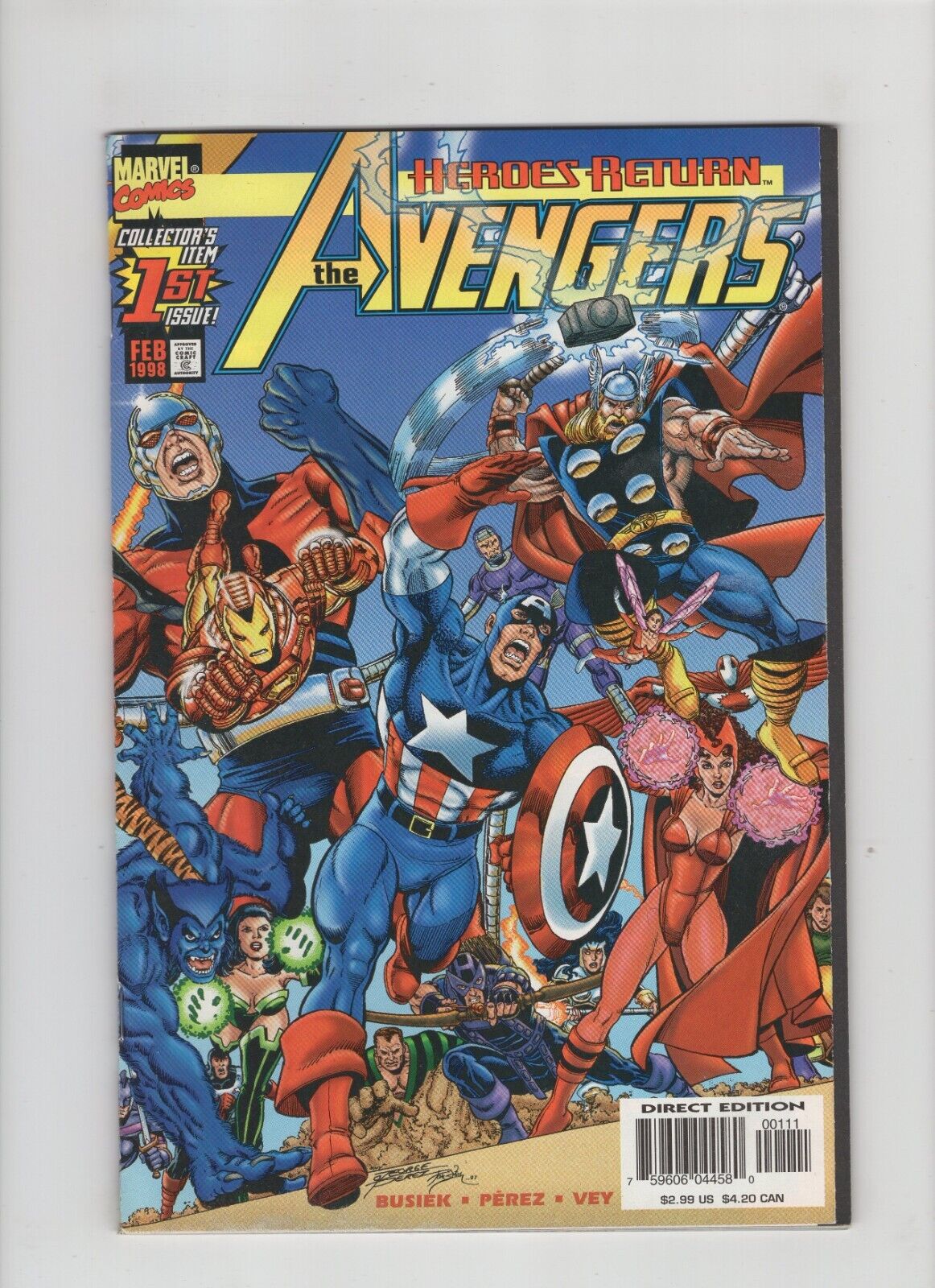 The Avengers #1 (1998, Marvel Comics)