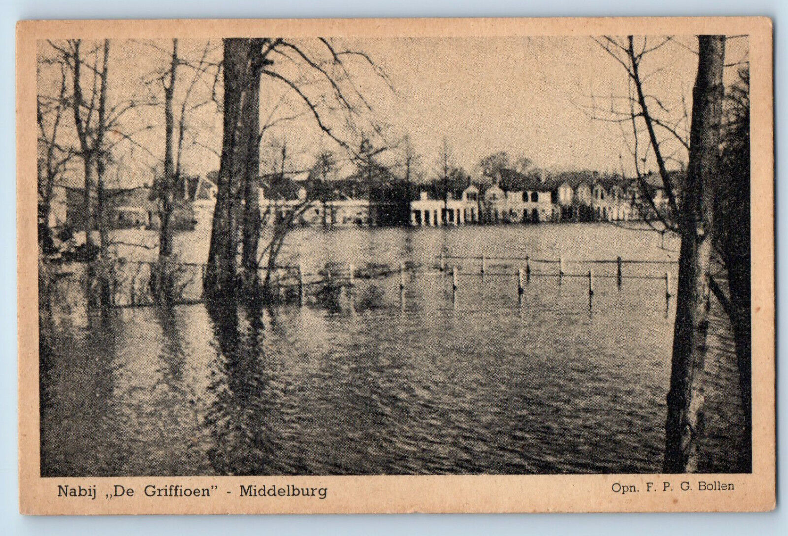 Middelburg Zeeland Netherlands Postcard Near De Griffioen c1920\'s Unposted