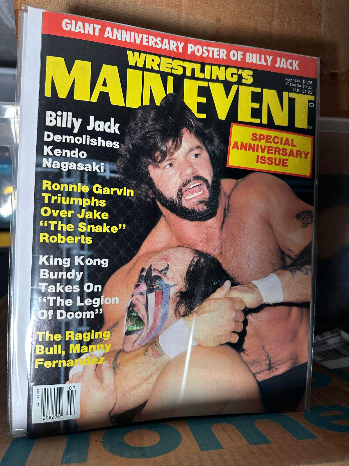 Wrestling\'s Main Event Magazine - July 1984 - Billy Jack Haynes