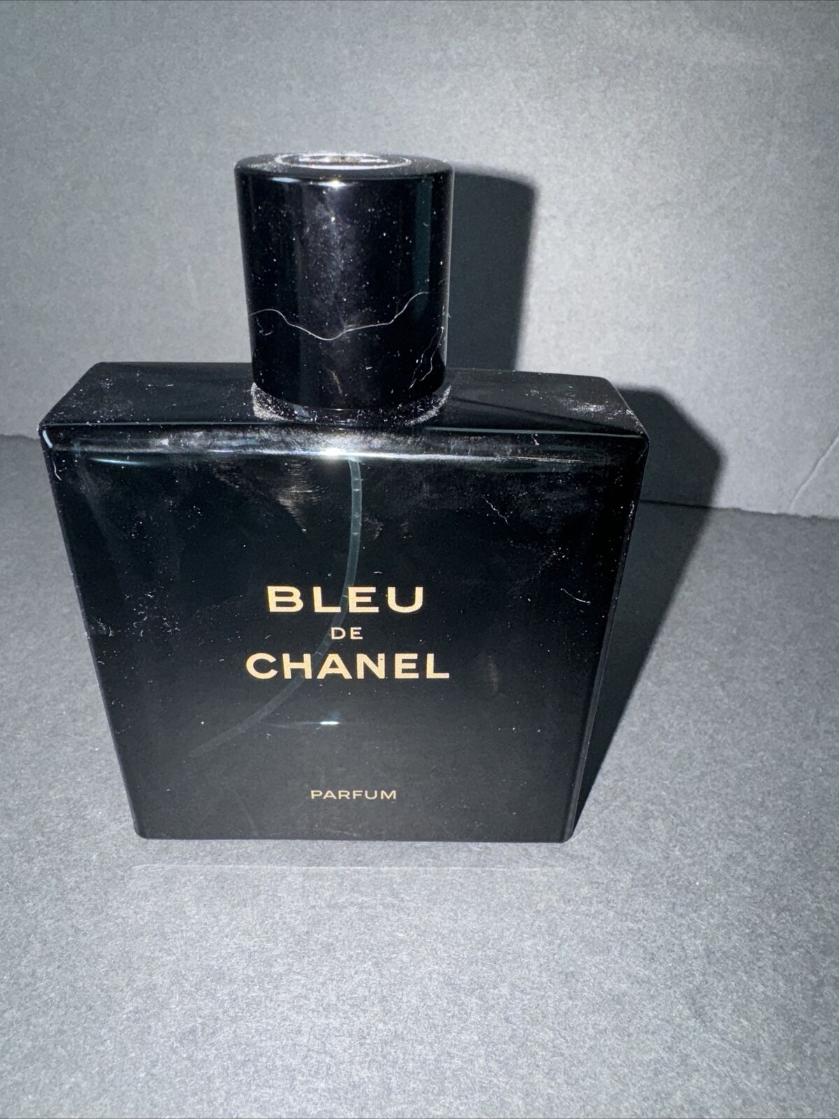 Bleu De Chanel Cologne Perfume Empty Bottle 3.4 Oz 100 ML Magnetic Cap