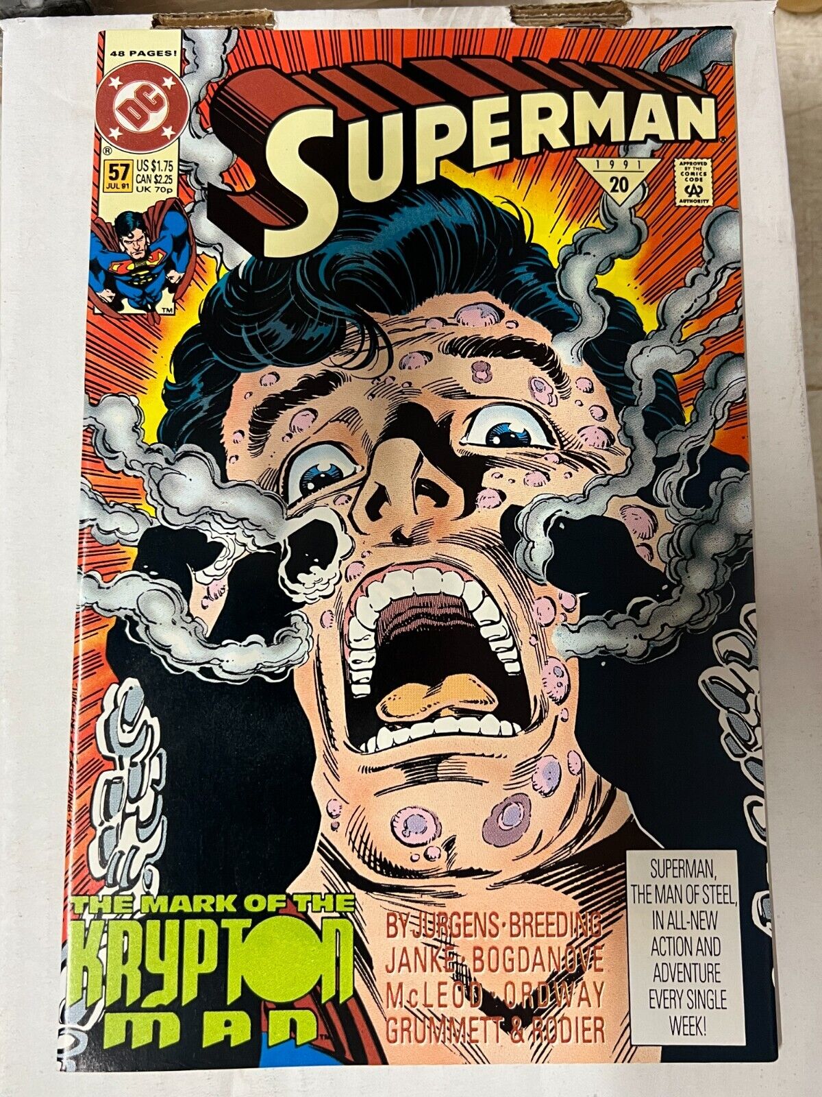 superman #57 dc Comics 1991 Direct | Combined Shipping B&B