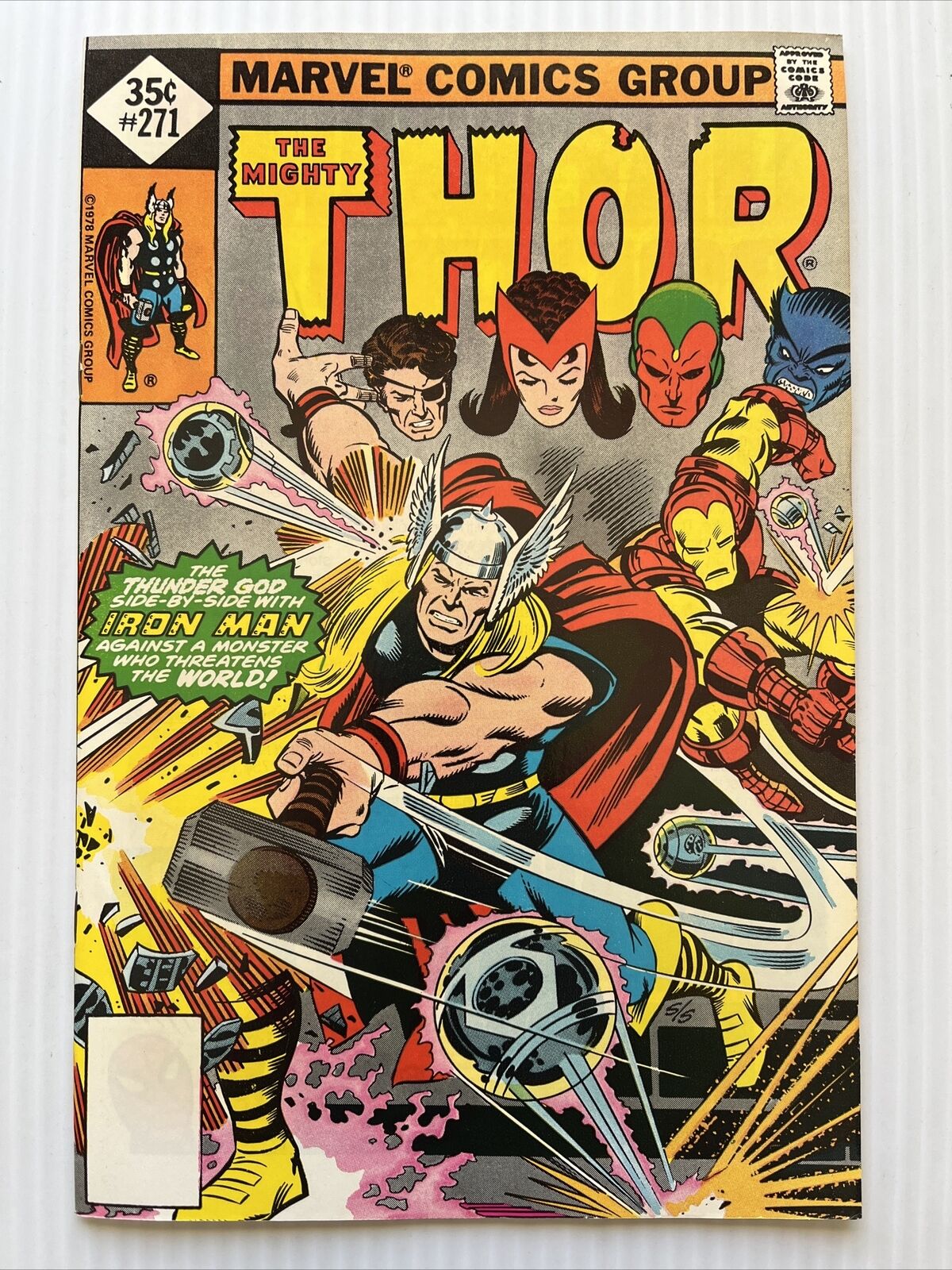 THOR #271, Marvel (1978) Nice Copy 1st Ptg VF