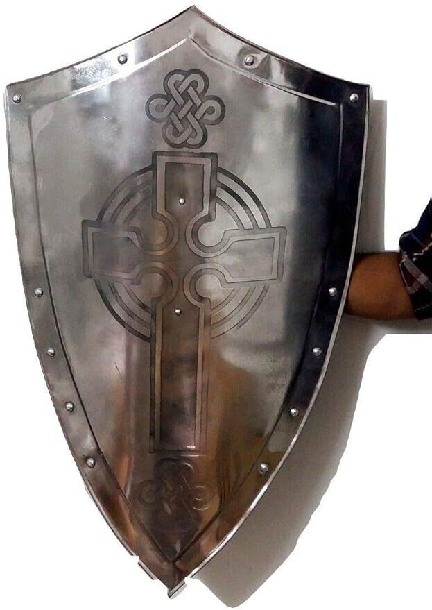 Medieval Knight Shield All Metal Handcrafted Medieval Armour Shield Gift