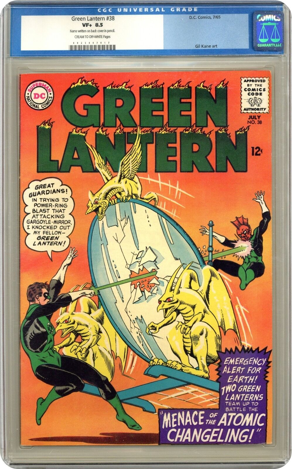 Green Lantern #38 CGC 8.5 1965 0025407017