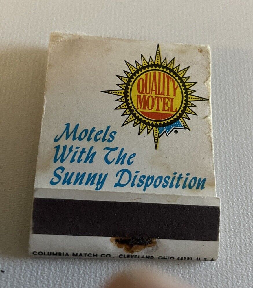 Vintage Quality Motel Holiday Knoxville Tenn. 1970’s Matchbook  Unstruck