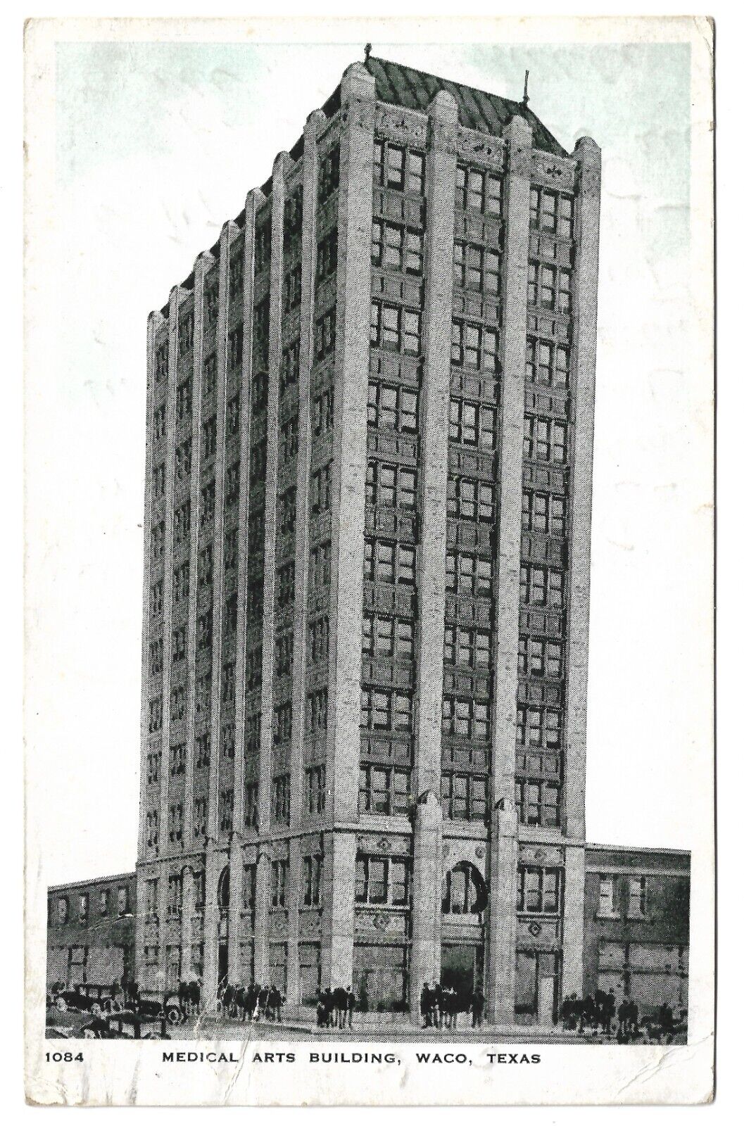Waco Texas TX Medical Arts Building 1929 Grand Opening Postcard
