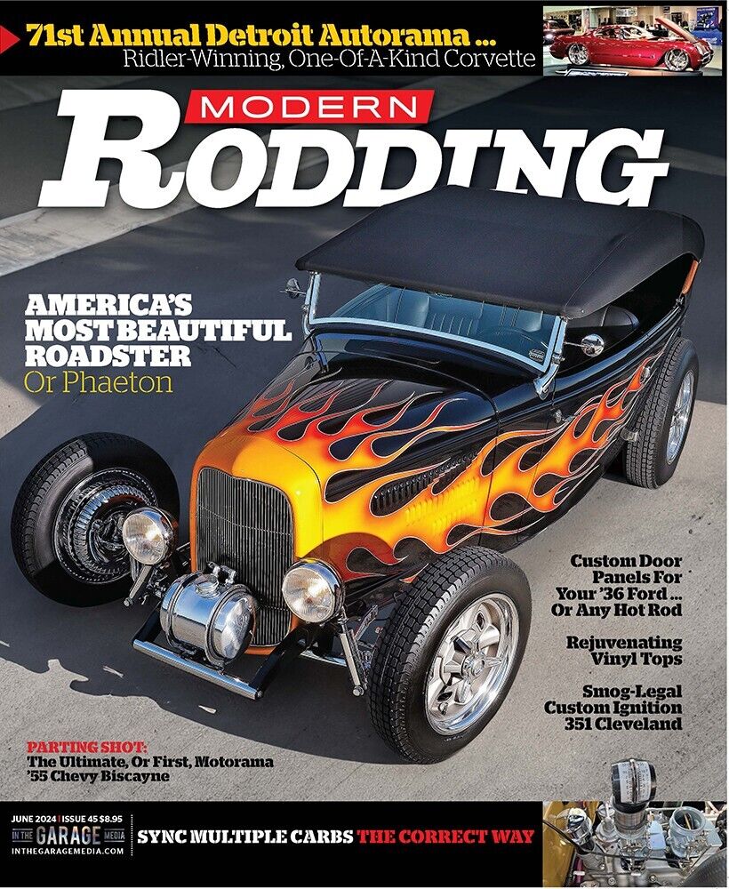 Modern Rodding Magazine Most Beautiful Roadster Issue #45 June 2024 - New