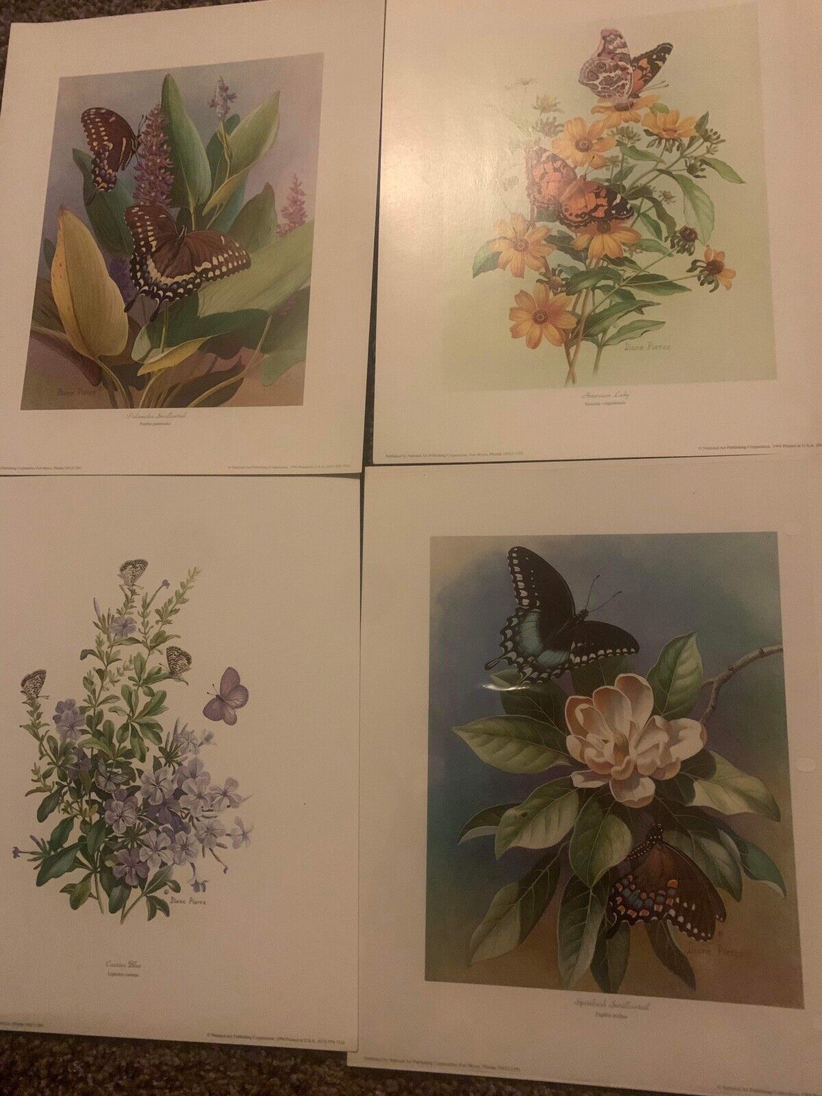 999 Prints Diane Pierce Art -  4 Sets  - Mint Condition - Still In Press Paper