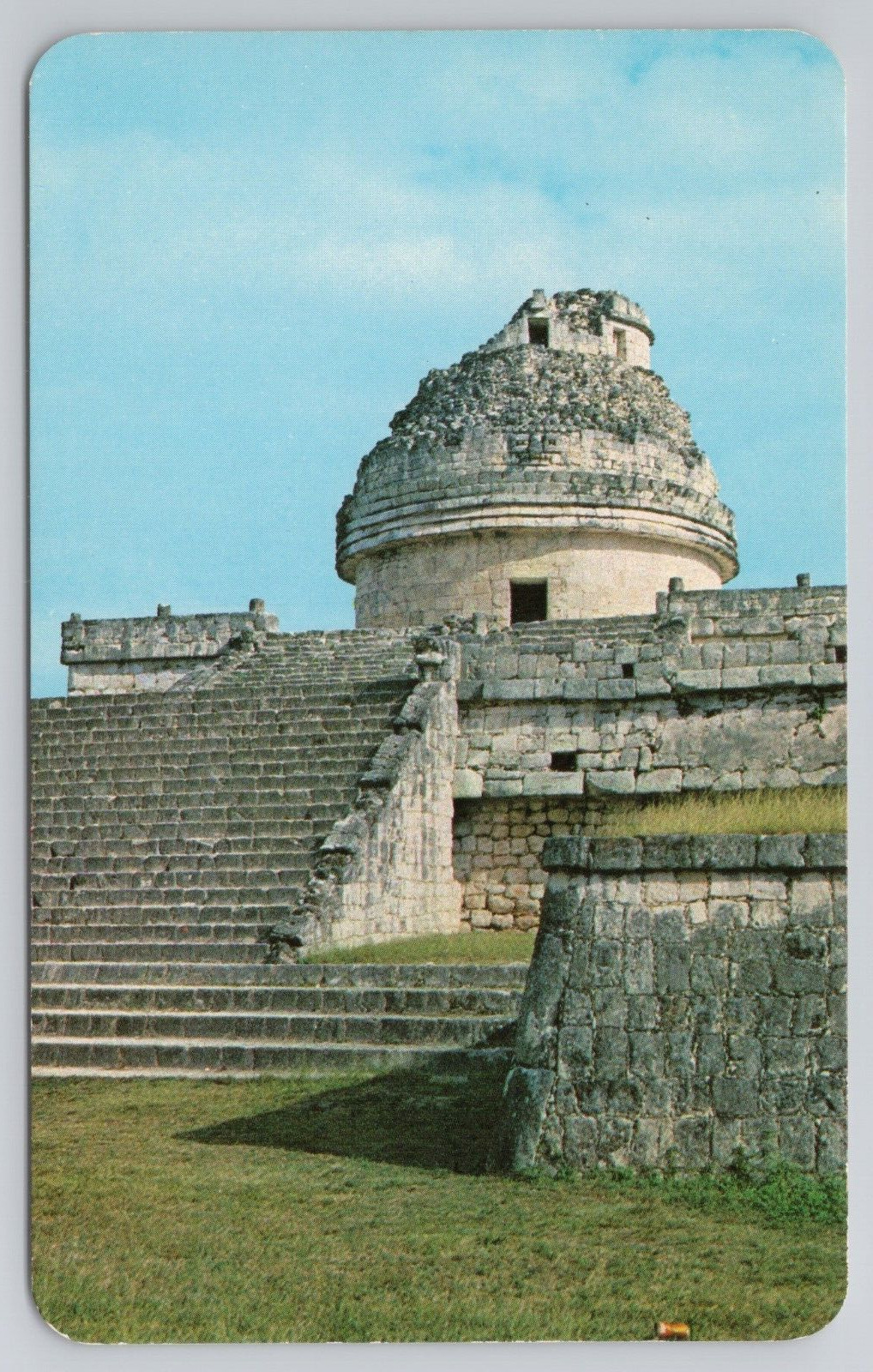 El Caracol The Snail Mayan Ruins Chichen Itza Yucatan Mexico 1960s Postcard