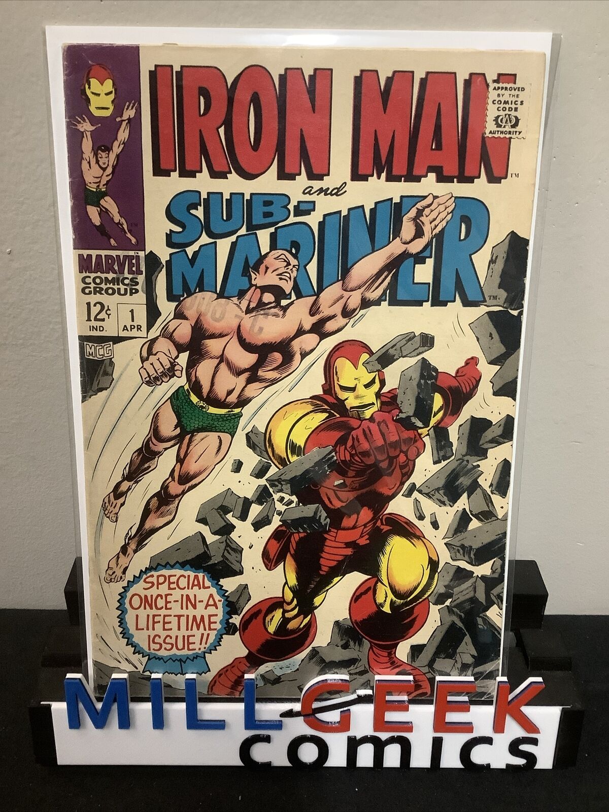 Iron Man And Sub-Mariner #1 (April 1968) VG- (3.5) Roy Thomas/Bill Everett