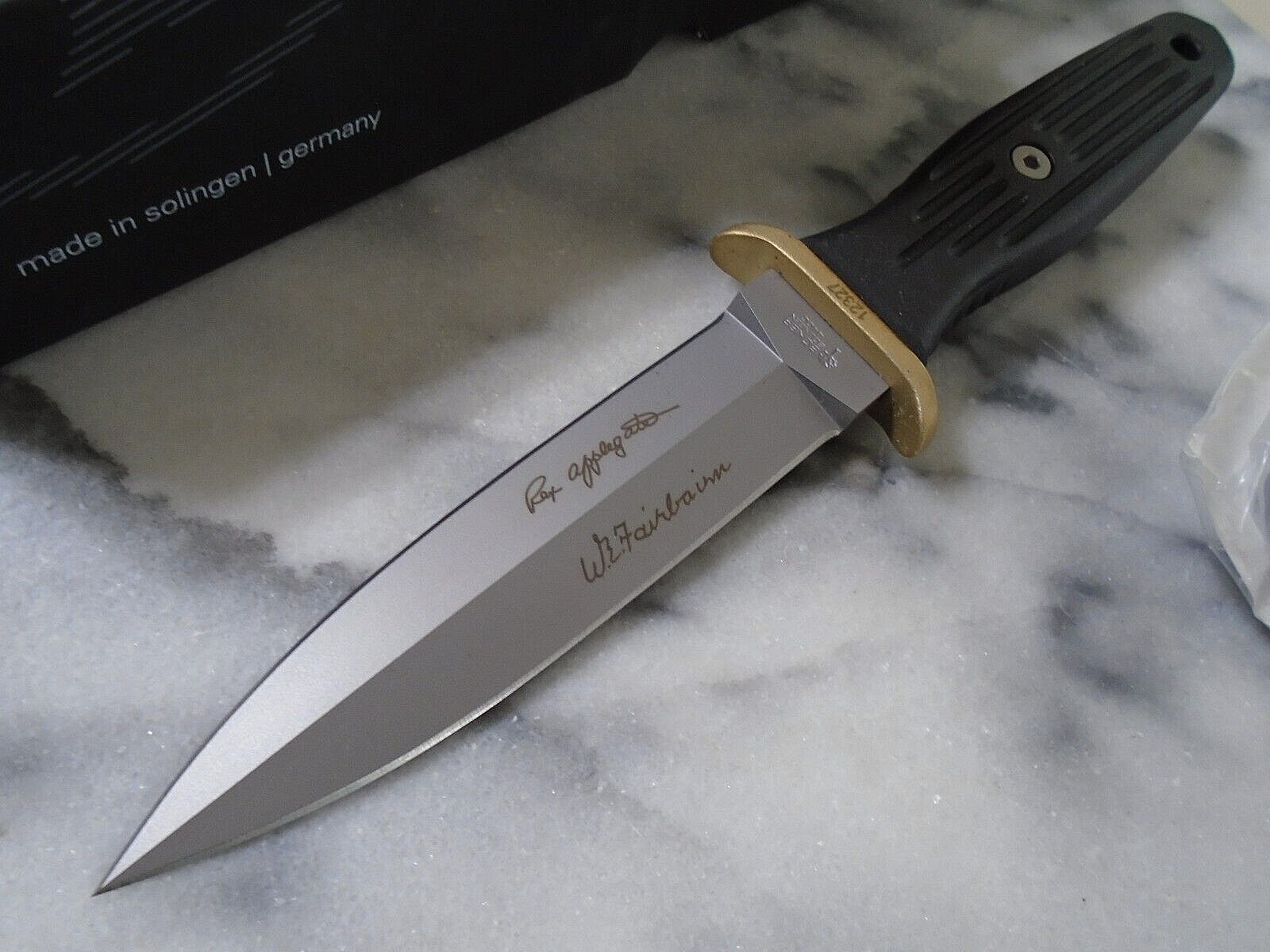 Boker Solingen Applegate-Fairbairn Fighting Dagger Knife 440C 120546 8.75\