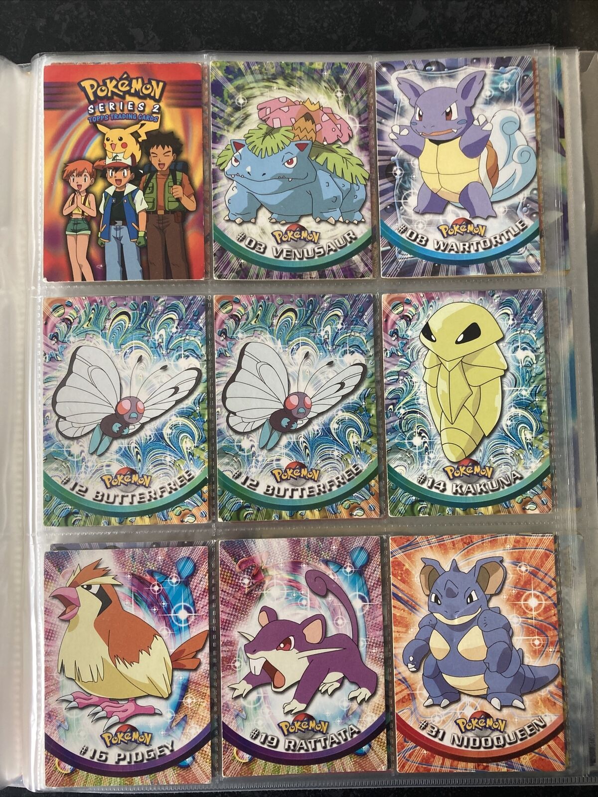 Selection of 27 Pokemon Topps Trading Cards TV Animation Edition